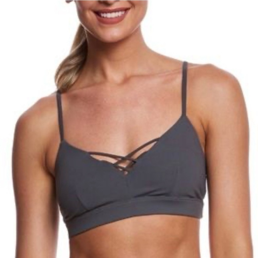ALO Yoga interlace Bra Anthracite size s NWT